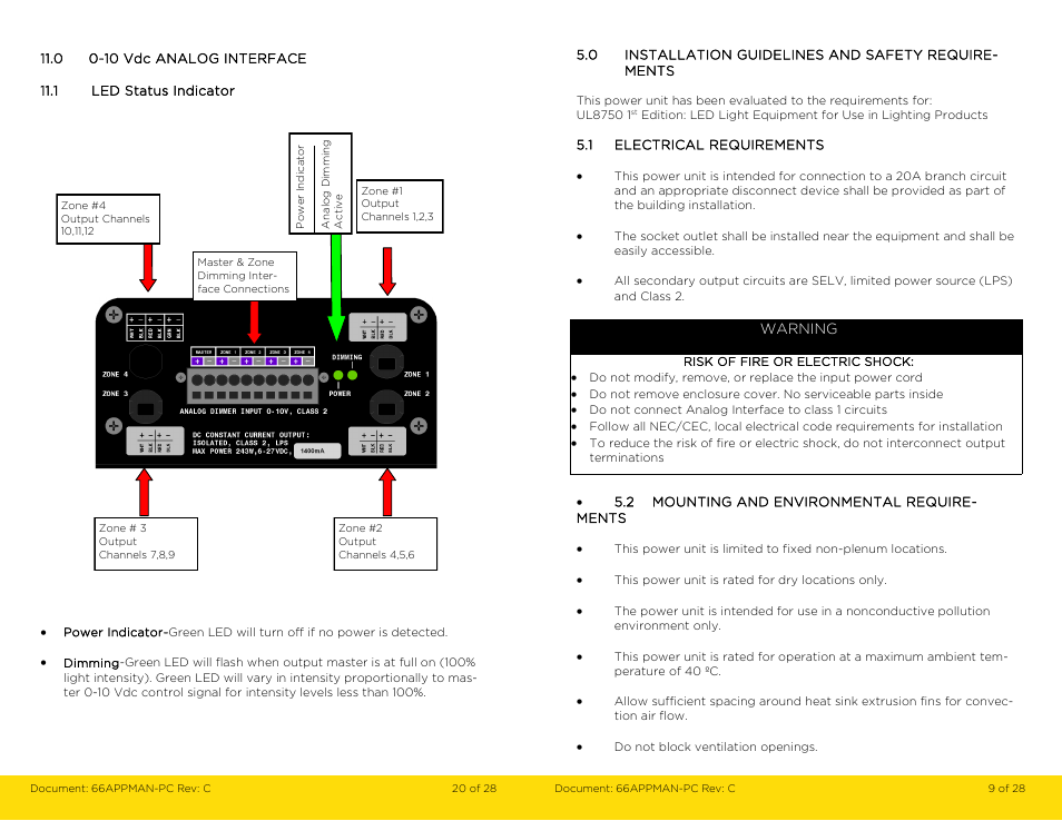LumaStream Trinity Power Cord User Manual | Page 9 / 14