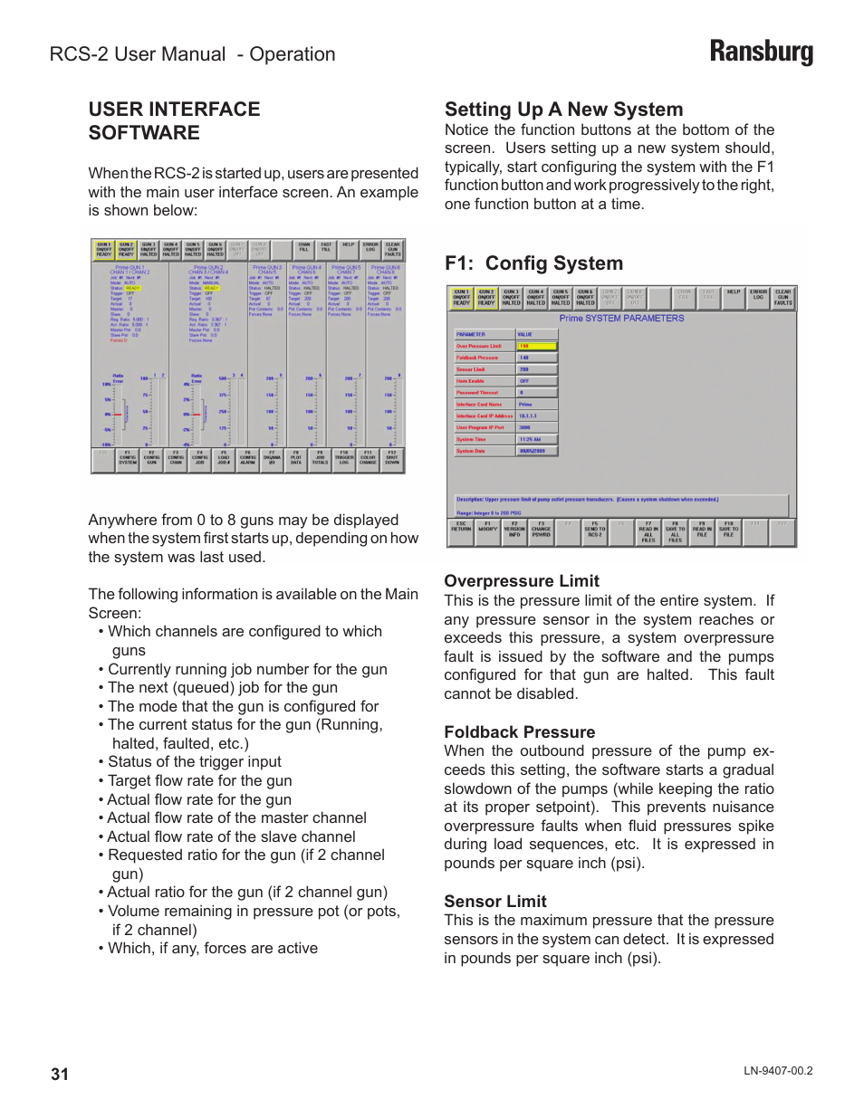 Ransburg | Ransburg RCS 2 Ratio Control System User Manual | Page 34 / 82
