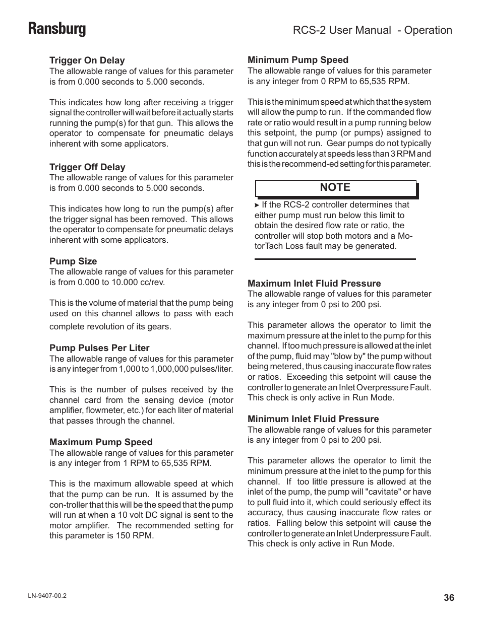 Ransburg | Ransburg RCS 2 Ratio Control System User Manual | Page 39 / 82