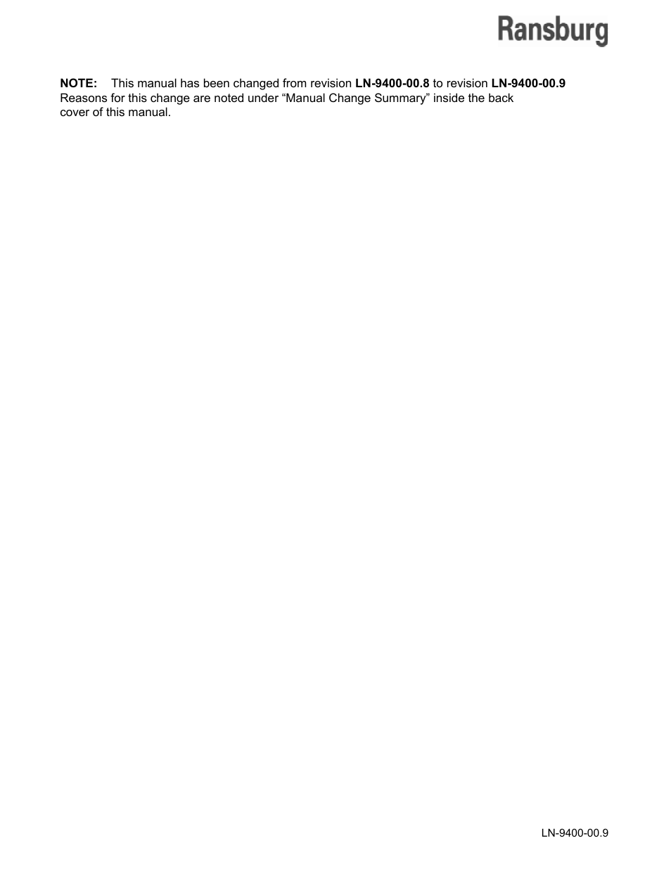Ransburg DynaFlow User Manual User Manual | Page 2 / 100