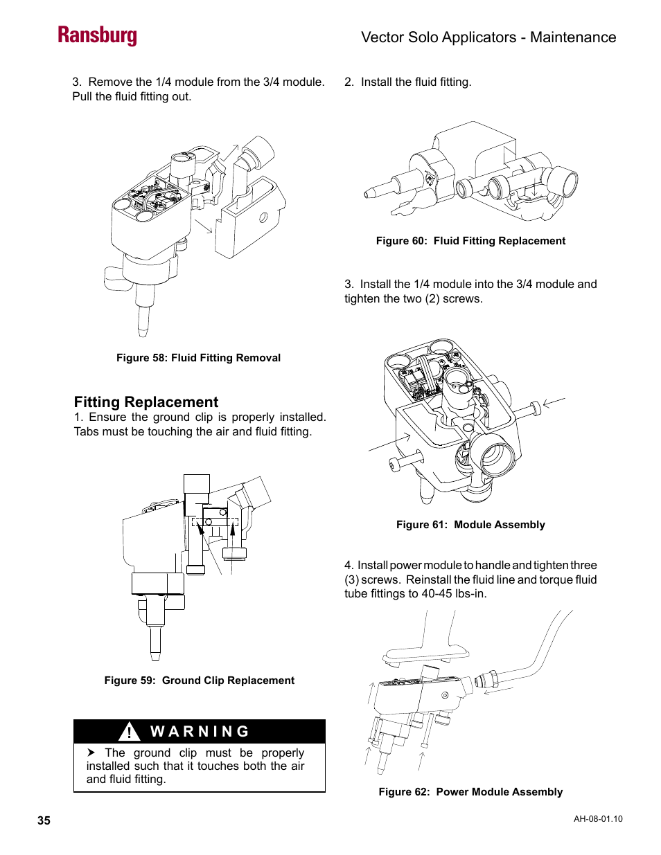 Ransburg | Ransburg Vector Solo 79900 Solventborne RS90-AS User Manual | Page 39 / 64