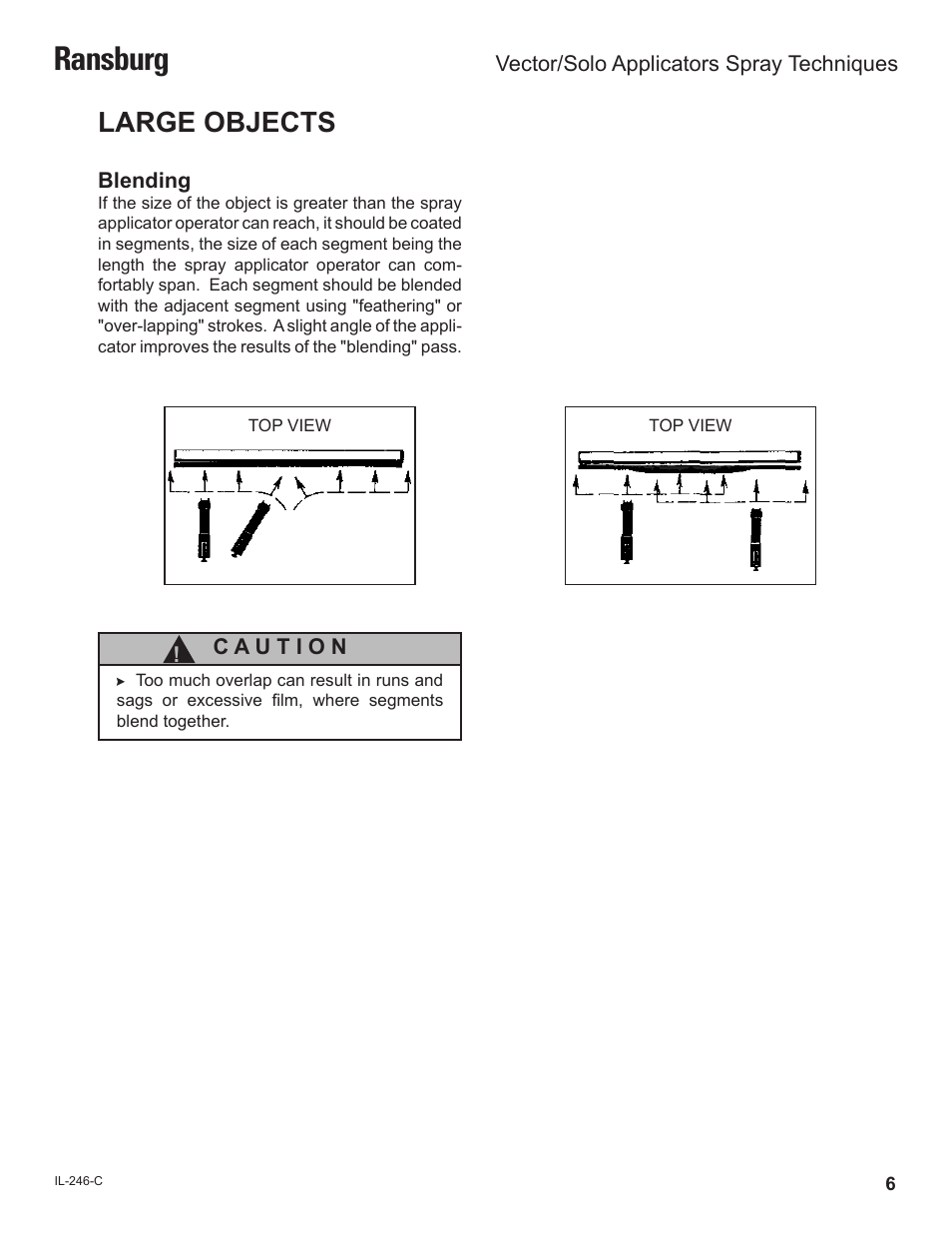 Ransburg, Large objects | Ransburg Vector_Solo Technical Manual User Manual | Page 9 / 16