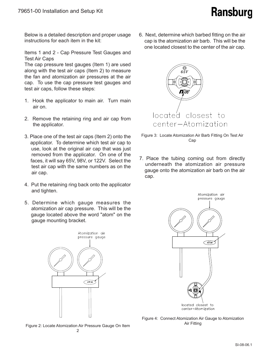 Ransburg Solo Installation & Set-Up Kit User Manual | Page 2 / 8