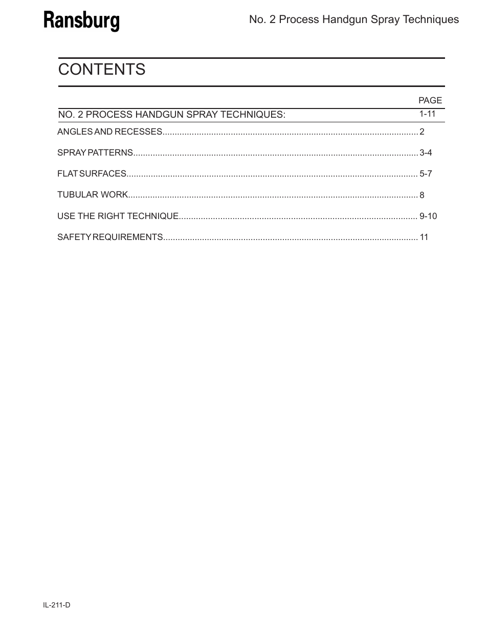 Ransburg No. 2 Spray Techniques User Manual | Page 3 / 16