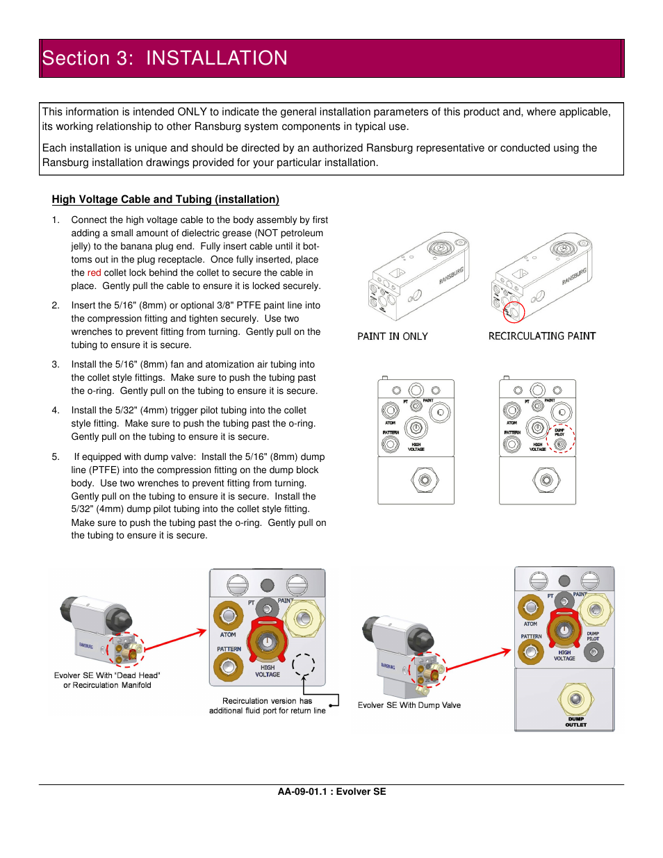 Ransburg Evolver SE Robotic Atomizer A12455-XXXXXXXX User Manual | Page 13 / 79