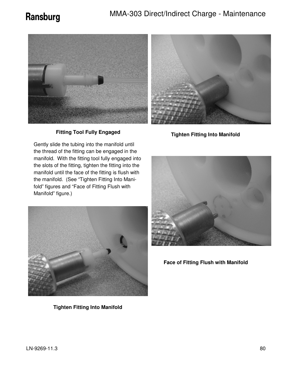 Mma-303 direct/indirect charge - maintenance | Ransburg MMA-303 Direct_Ind Charge Atomizer A12870 User Manual | Page 83 / 132