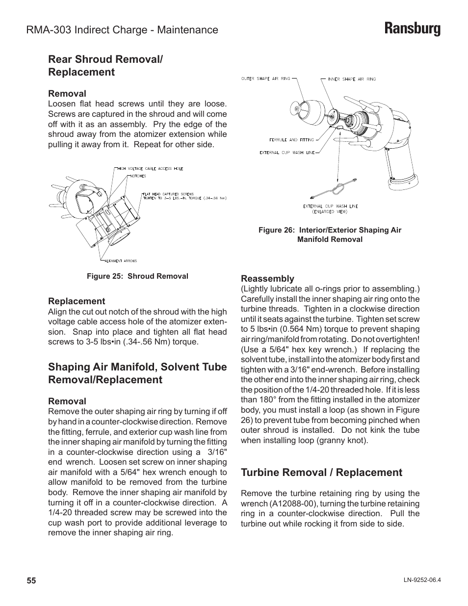 Ransburg | Ransburg RMA Indirect A11600 User Manual | Page 59 / 103