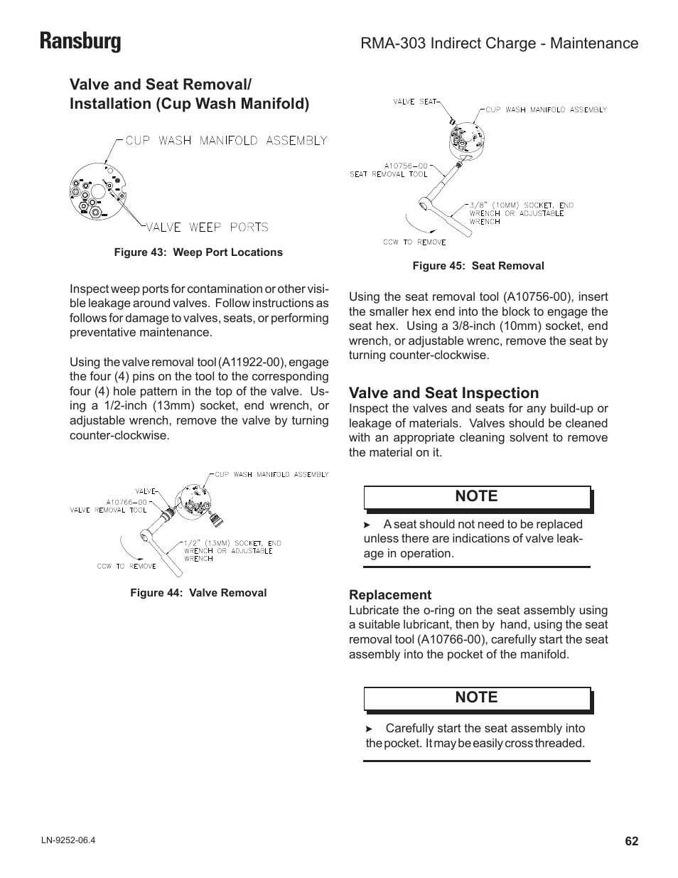 Ransburg | Ransburg RMA Indirect A11600 User Manual | Page 66 / 103