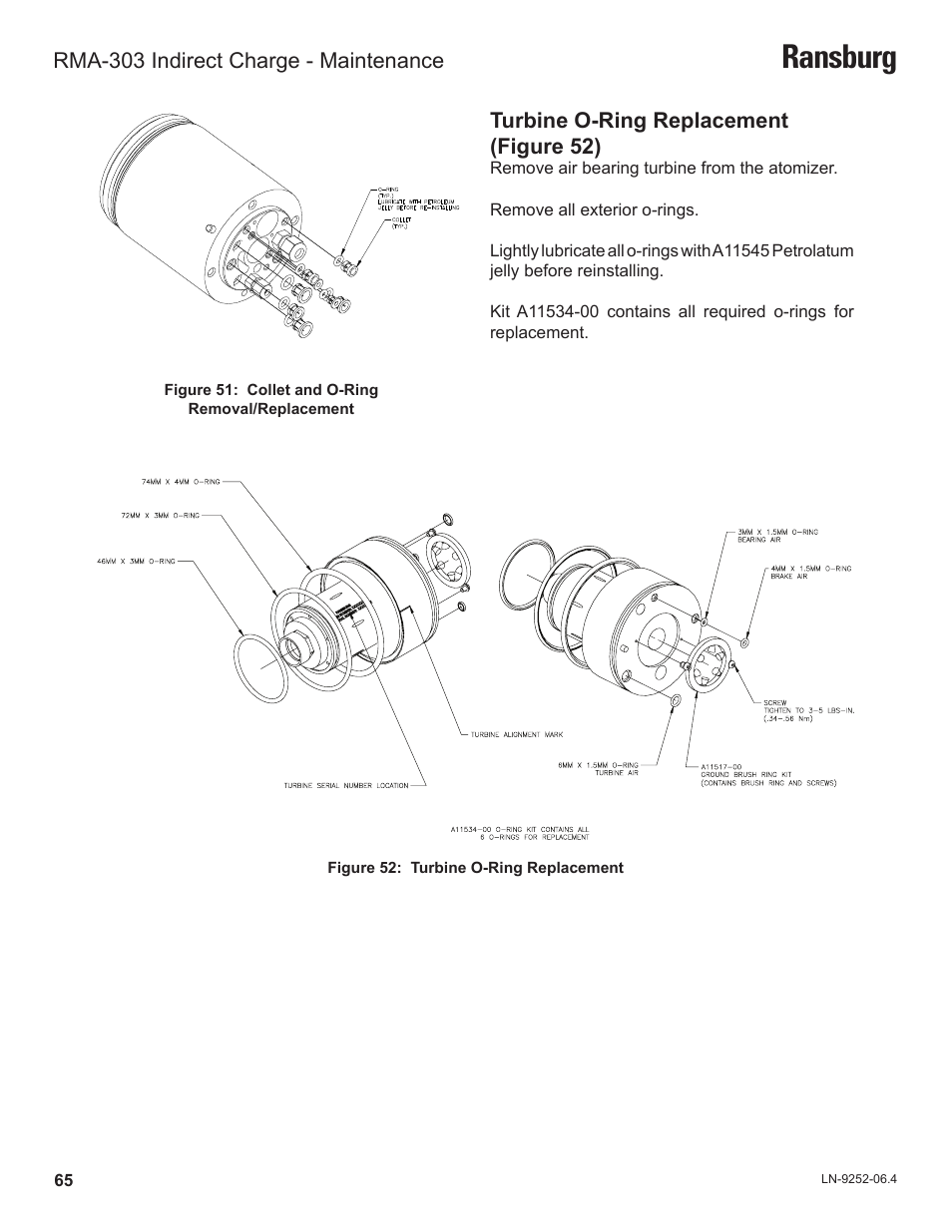 Ransburg | Ransburg RMA Indirect A11600 User Manual | Page 69 / 103