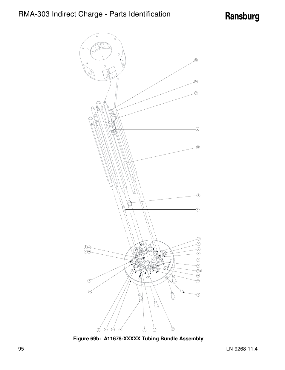 Rma-303 indirect charge - parts identification | Ransburg RMA Indirect A12869 User Manual | Page 100 / 121