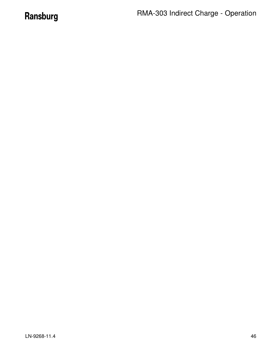 Rma-303 indirect charge - operation | Ransburg RMA Indirect A12869 User Manual | Page 51 / 121