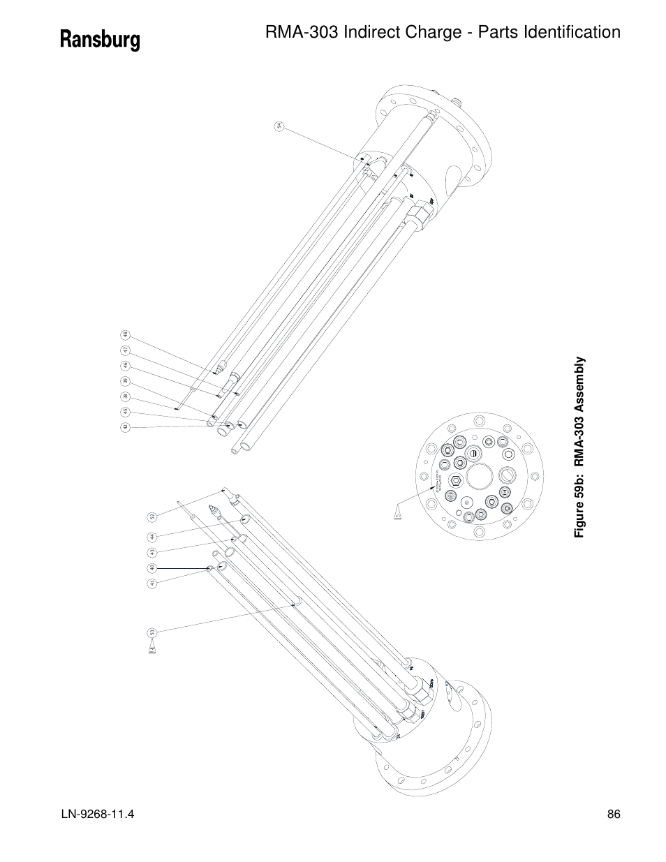 Rma-303 indirect charge - parts identification | Ransburg RMA Indirect A12869 User Manual | Page 91 / 121