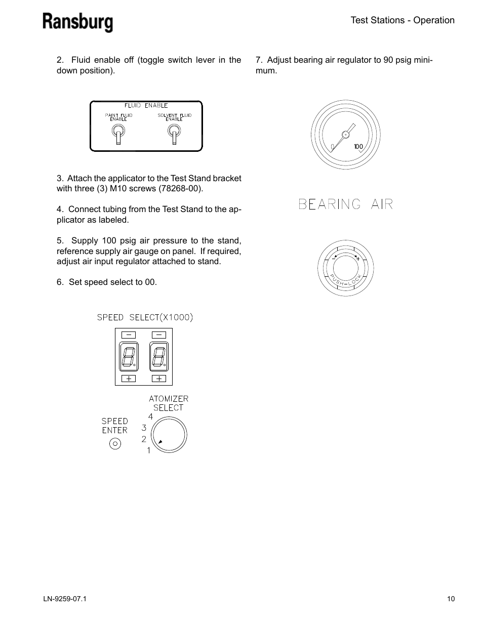 Ransburg Test Stand RMA-303, EVOLVER, EVOLVER NE User Manual | Page 13 / 28
