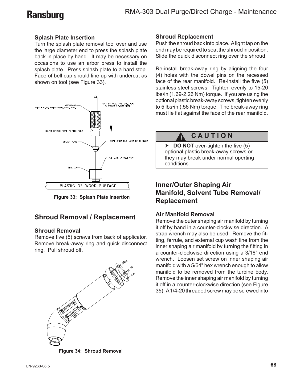 Ransburg | Ransburg RMA Dual Purge Direct A12300 User Manual | Page 73 / 116