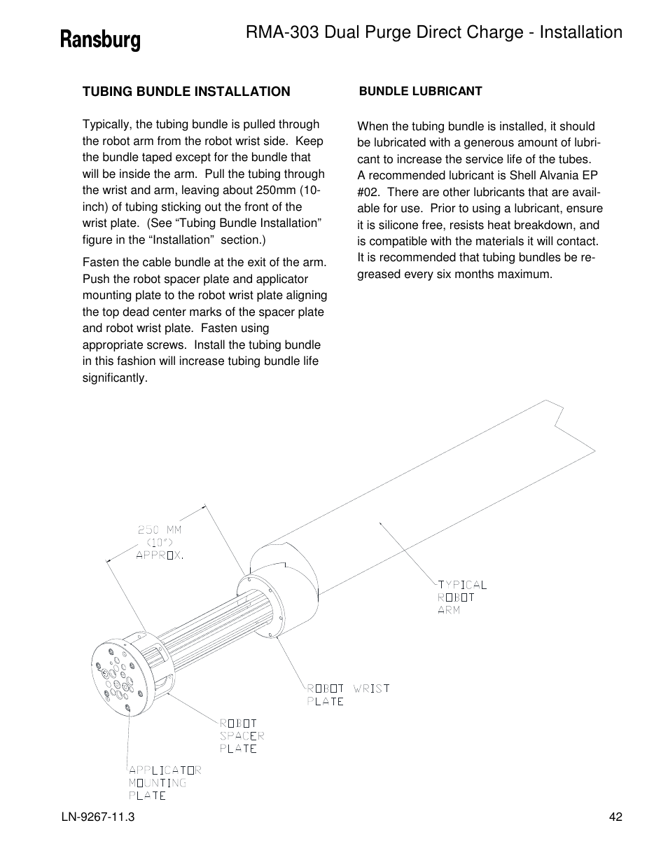Rma-303 dual purge direct charge - installation | Ransburg RMA Dual Purge Direct A12868 User Manual | Page 45 / 120