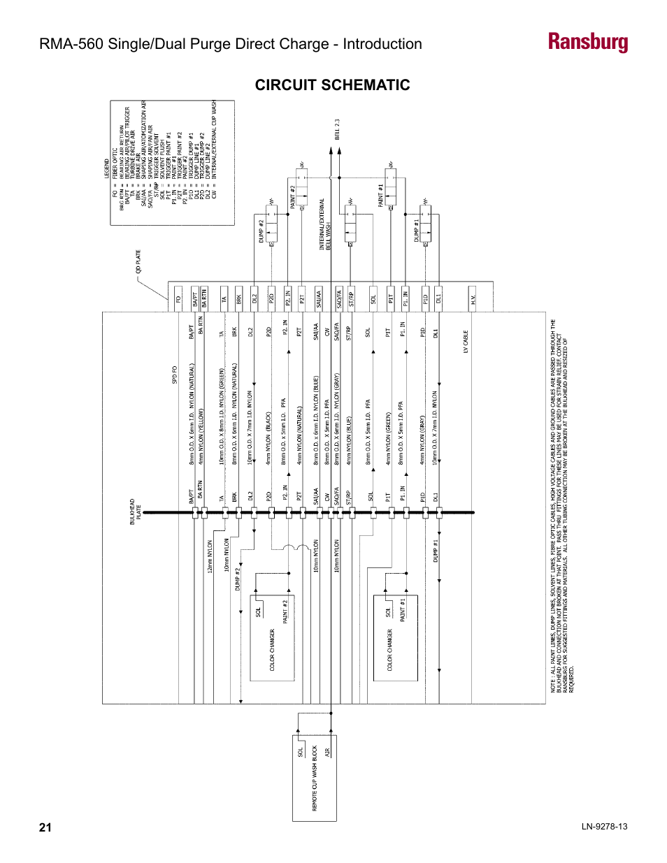 Circuit schematic, Ransburg | Ransburg RMA-560 Single_Dual Purge Direct A13364 User Manual | Page 24 / 104