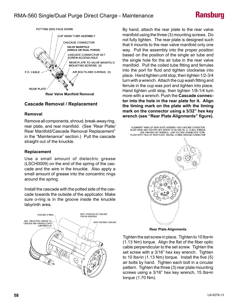 Ransburg | Ransburg RMA-560 Single_Dual Purge Direct A13364 User Manual | Page 61 / 104
