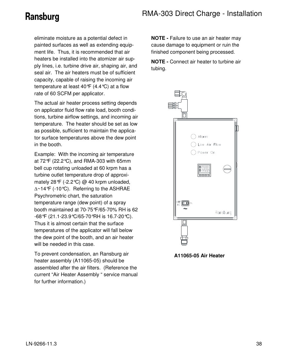 Rma-303 direct charge - installation | Ransburg RMA Direct A12867 User Manual | Page 41 / 118