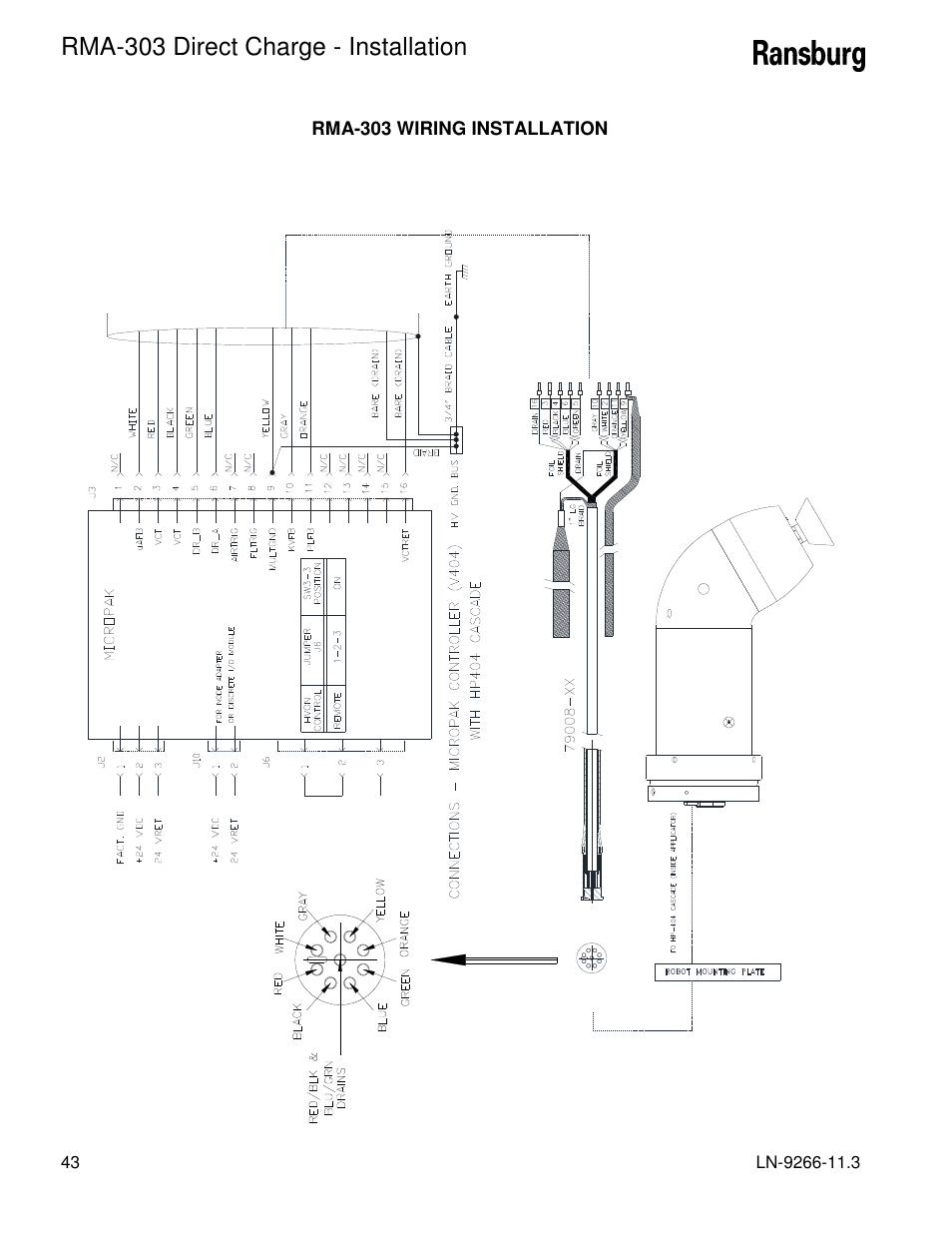 Rma-303 direct charge - installation | Ransburg RMA Direct A12867 User Manual | Page 46 / 118