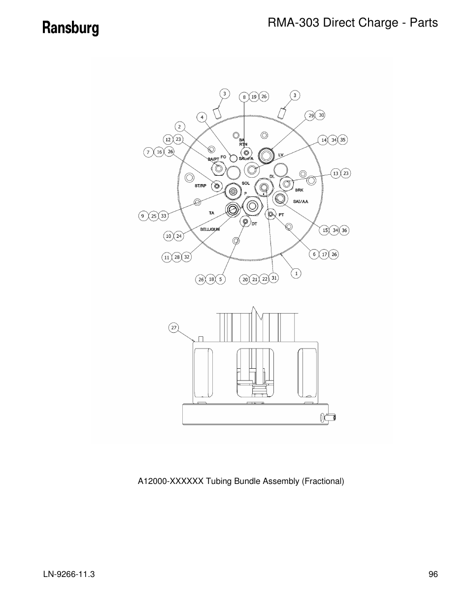 Rma-303 direct charge - parts | Ransburg RMA Direct A12867 User Manual | Page 99 / 118