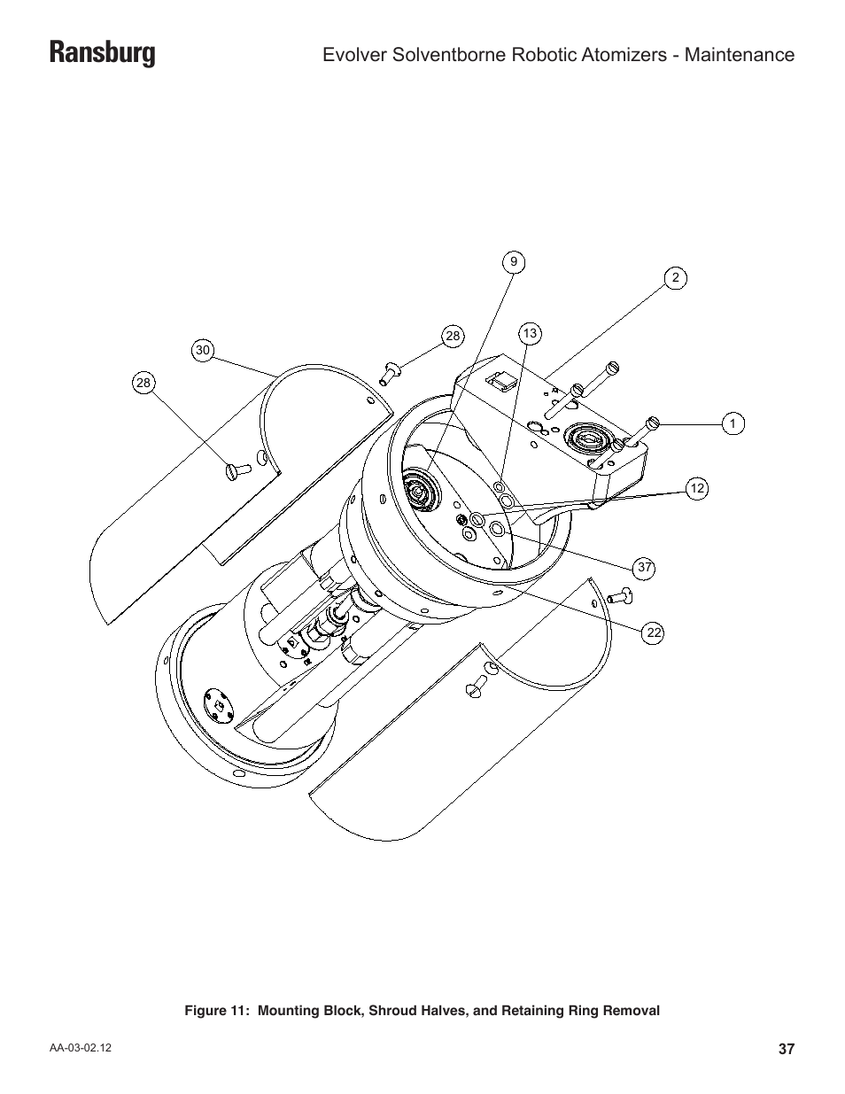 Ransburg | Ransburg Evolver Solvent Robot Applicator 79190-XXXXXXXX User Manual | Page 41 / 82