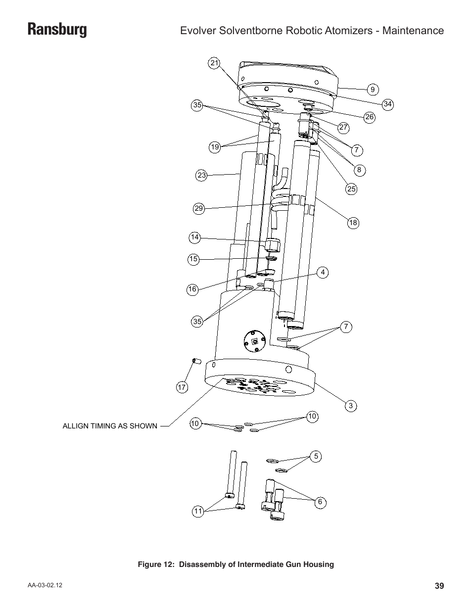 Ransburg | Ransburg Evolver Solvent Robot Applicator 79190-XXXXXXXX User Manual | Page 43 / 82