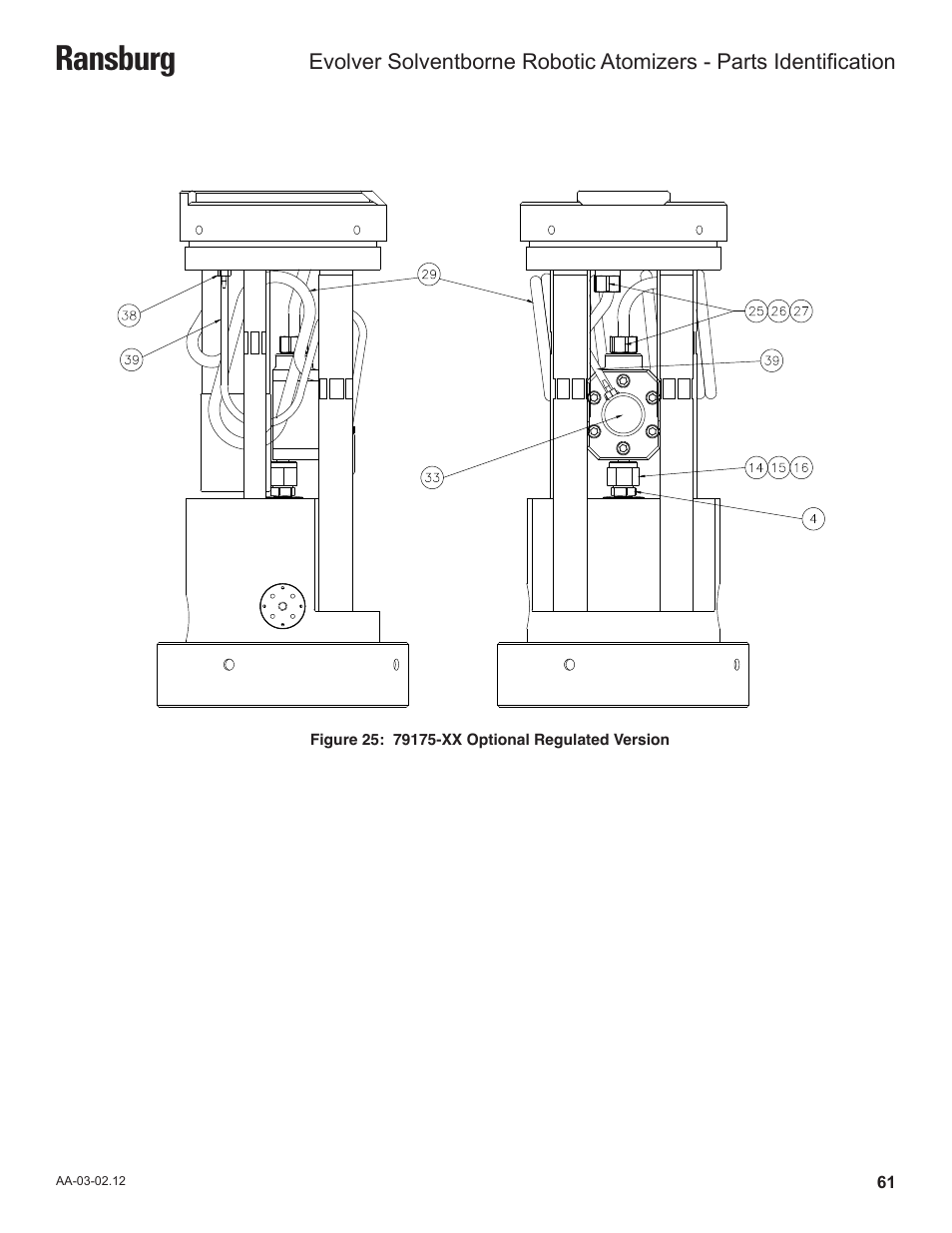Ransburg | Ransburg Evolver Solvent Robot Applicator 79190-XXXXXXXX User Manual | Page 65 / 82
