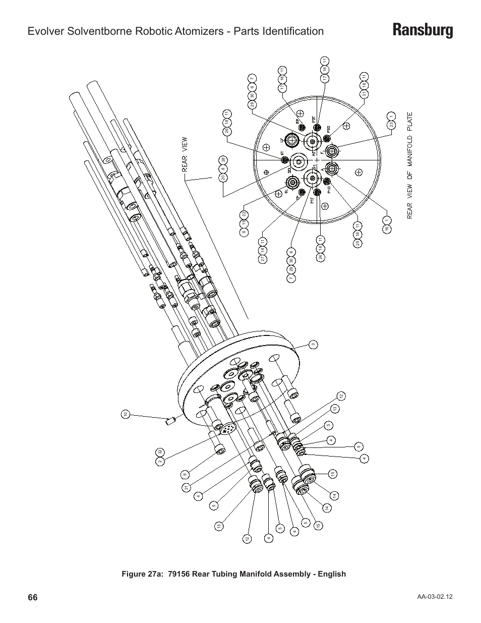 Ransburg | Ransburg Evolver Solvent Robot Applicator 79190-XXXXXXXX User Manual | Page 70 / 82