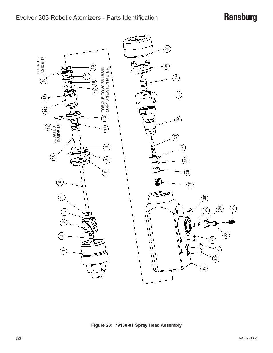 Ransburg | Ransburg Evolver 303 Solvent Applicator A11976-XXX User Manual | Page 56 / 85