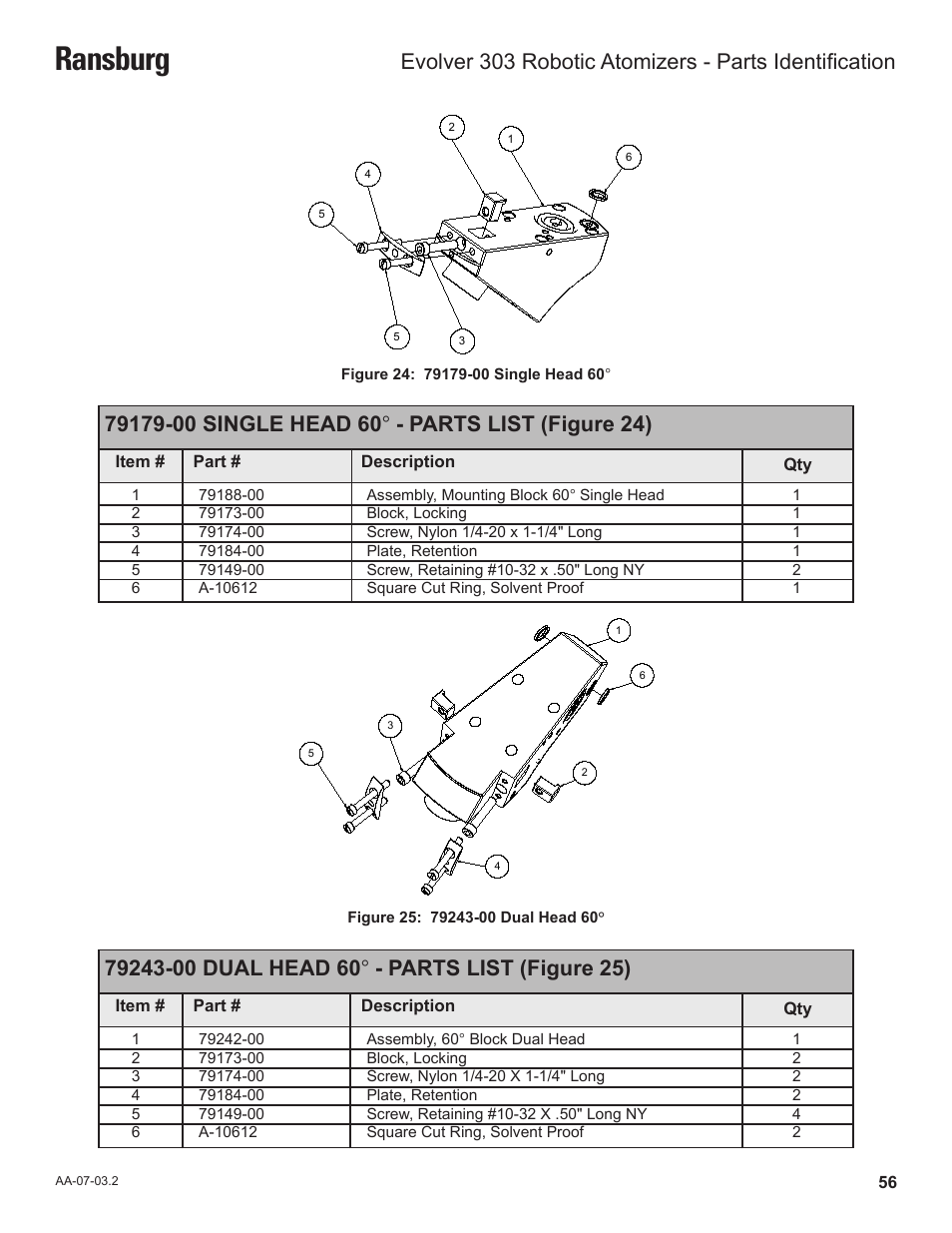 Ransburg | Ransburg Evolver 303 Solvent Applicator A11976-XXX User Manual | Page 59 / 85