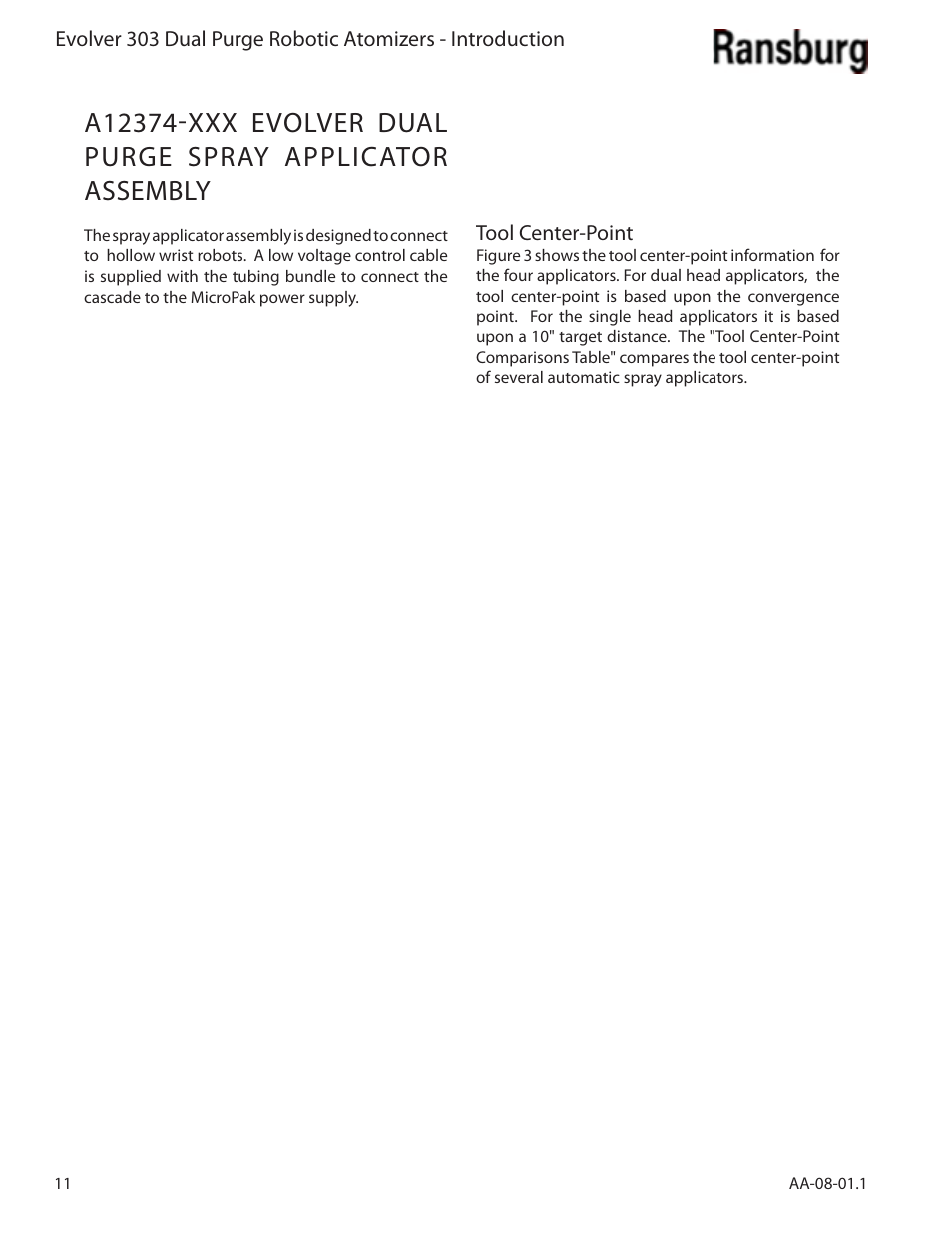 Ransburg Evolver 303 Dual Purge Solvent Robotic Applicator A12374-XXX User Manual | Page 16 / 86