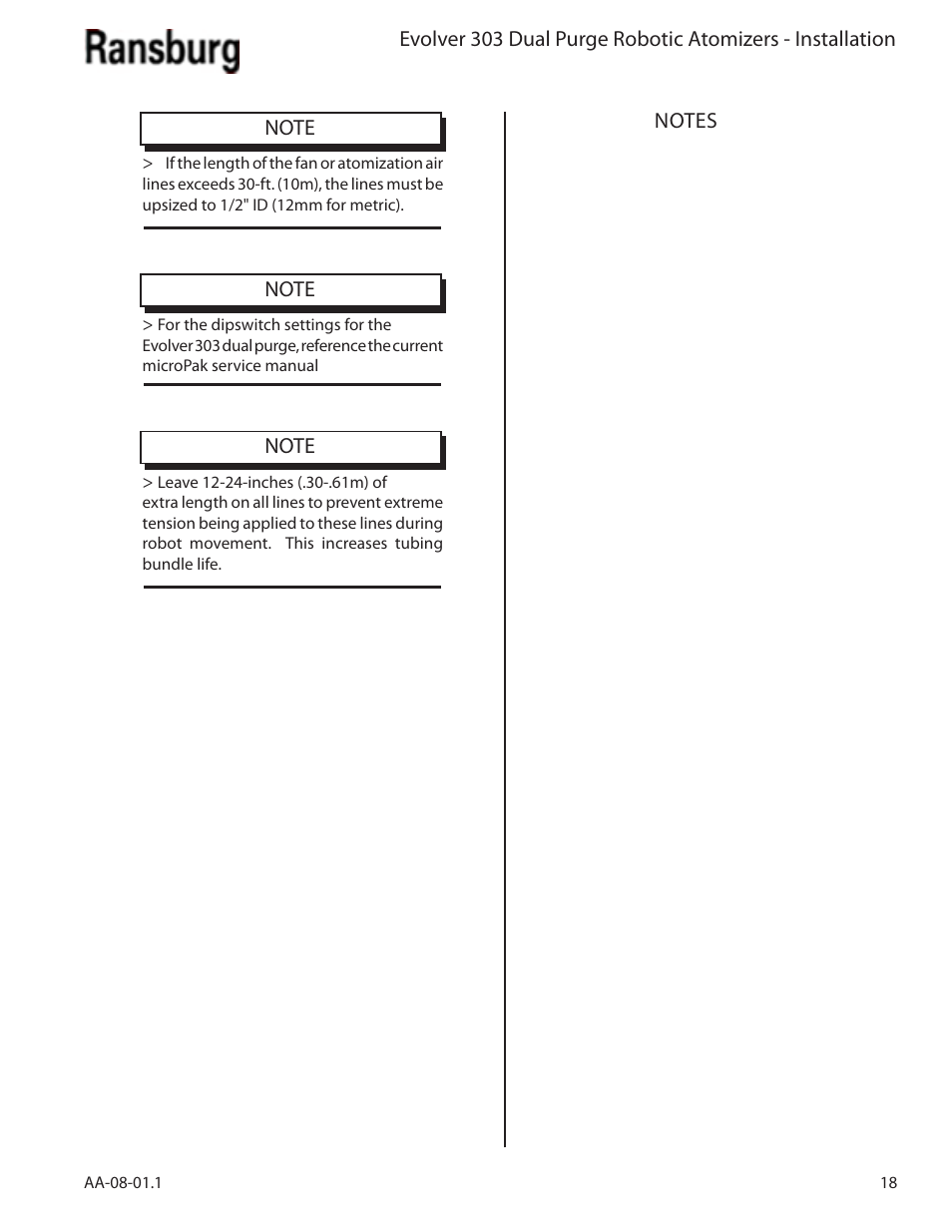 Ransburg Evolver 303 Dual Purge Solvent Robotic Applicator A12374-XXX User Manual | Page 23 / 86