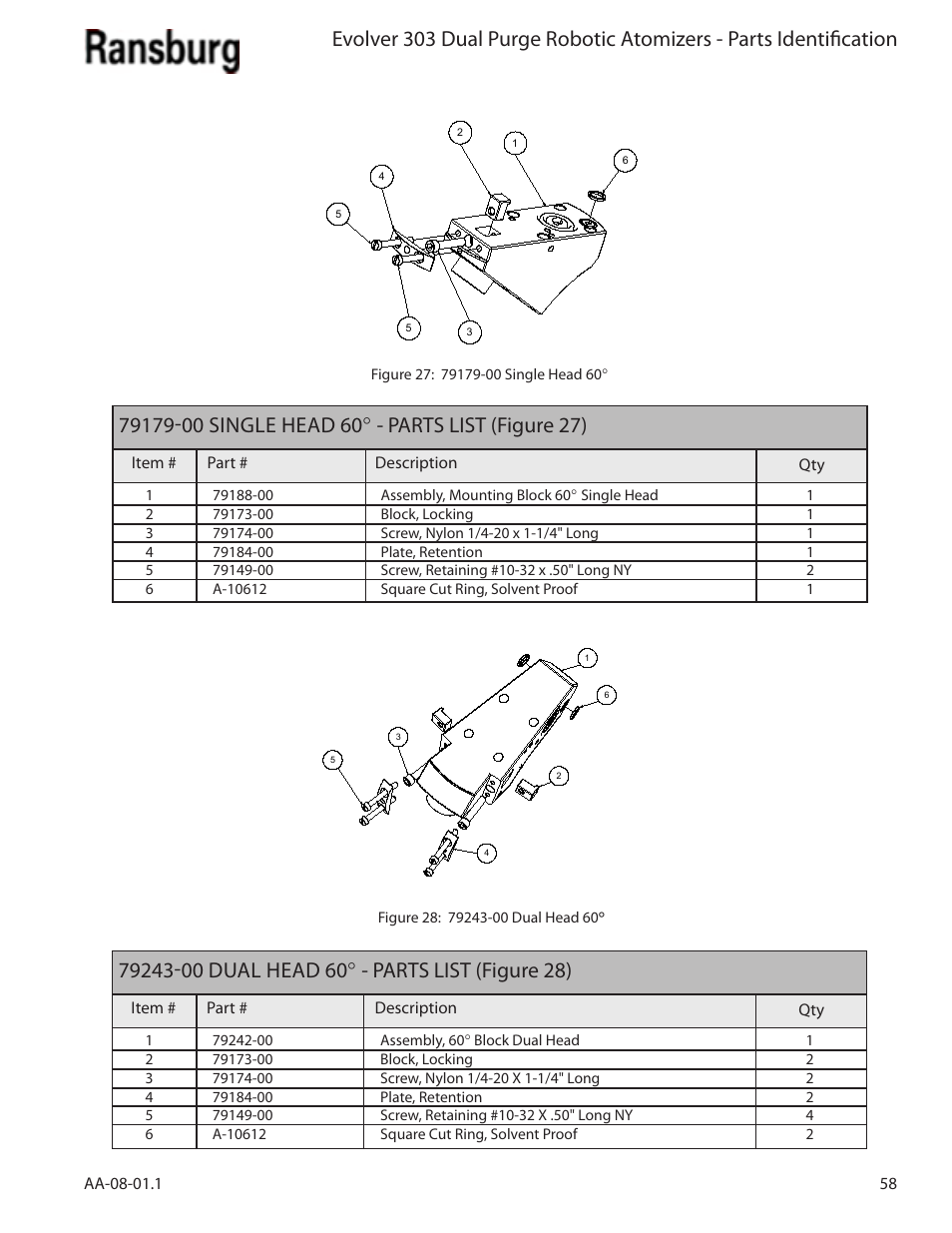 Ransburg Evolver 303 Dual Purge Solvent Robotic Applicator A12374-XXX User Manual | Page 63 / 86