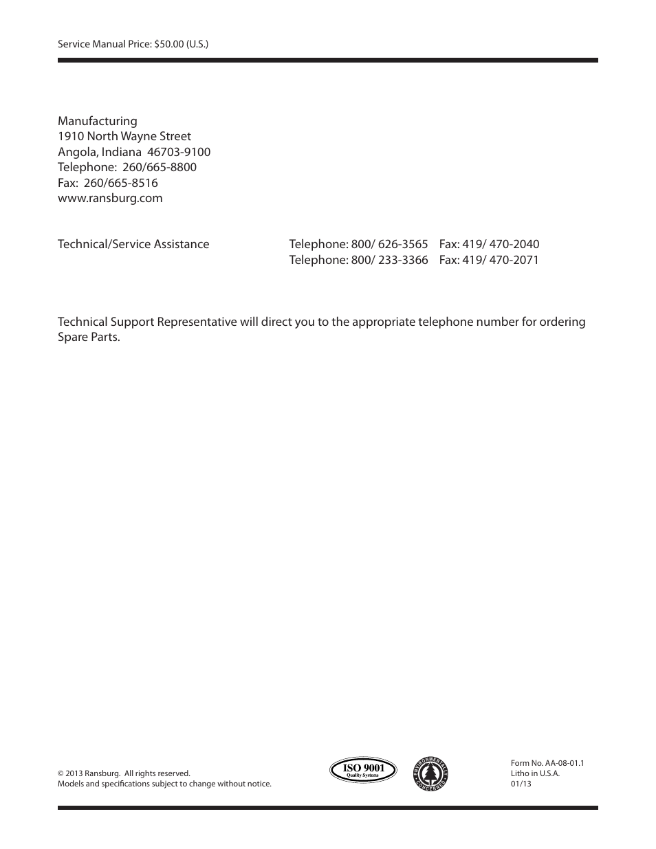Ransburg Evolver 303 Dual Purge Solvent Robotic Applicator A12374-XXX User Manual | Page 86 / 86