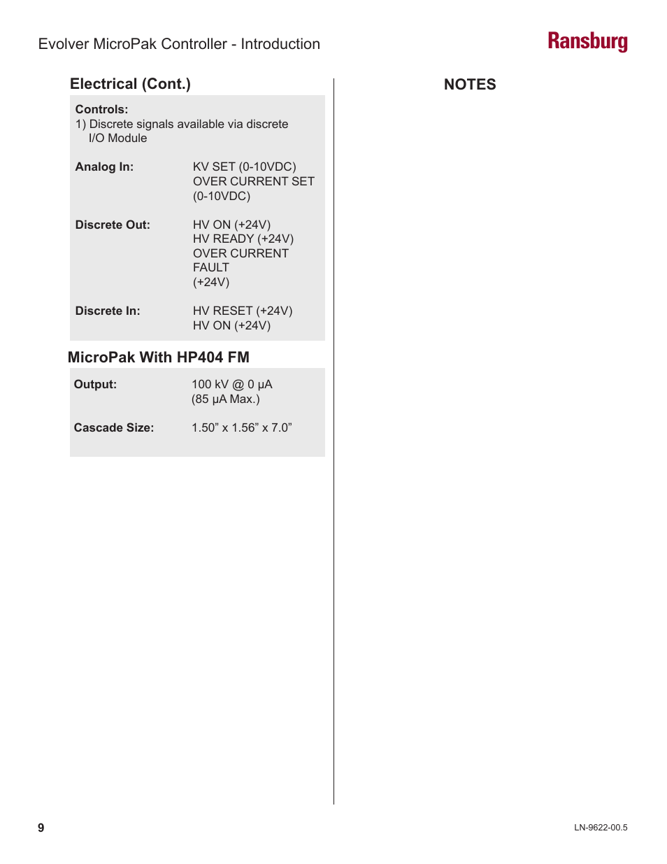 Ransburg | Ransburg Evolver MicroPak Controller A10406 User Manual | Page 12 / 37