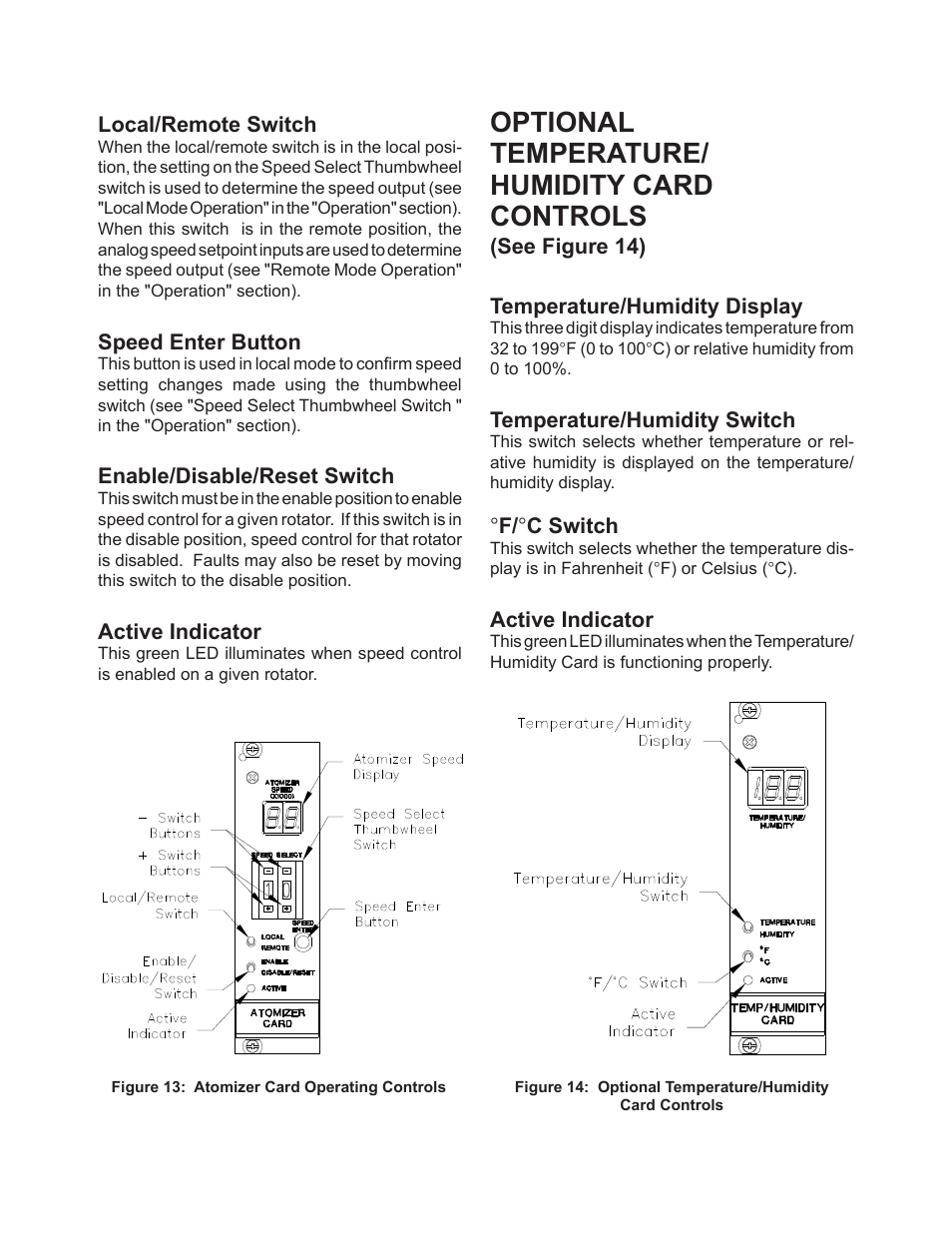 Optional temperature/ humidity card controls | Ransburg PulseTrack2 A11515-XXXXX User Manual | Page 33 / 58