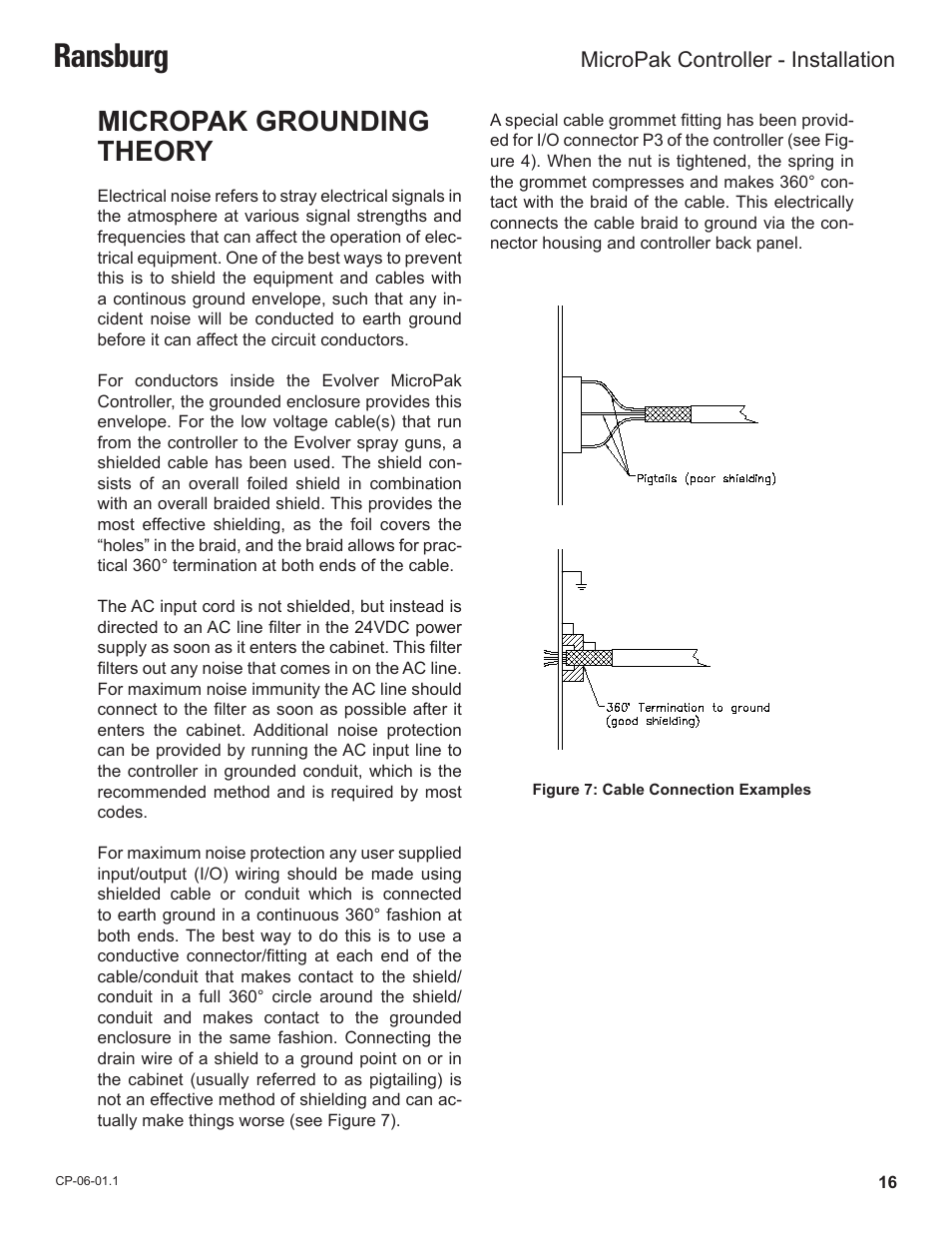 Ransburg, Micropak grounding theory | Ransburg MicroPak Controller A11789 User Manual | Page 18 / 34