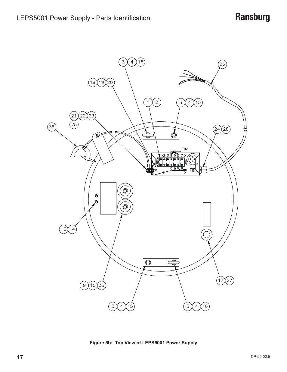 Ransburg | Ransburg LEPS5001 Power Supply for LECU5003 User Manual | Page 20 / 28