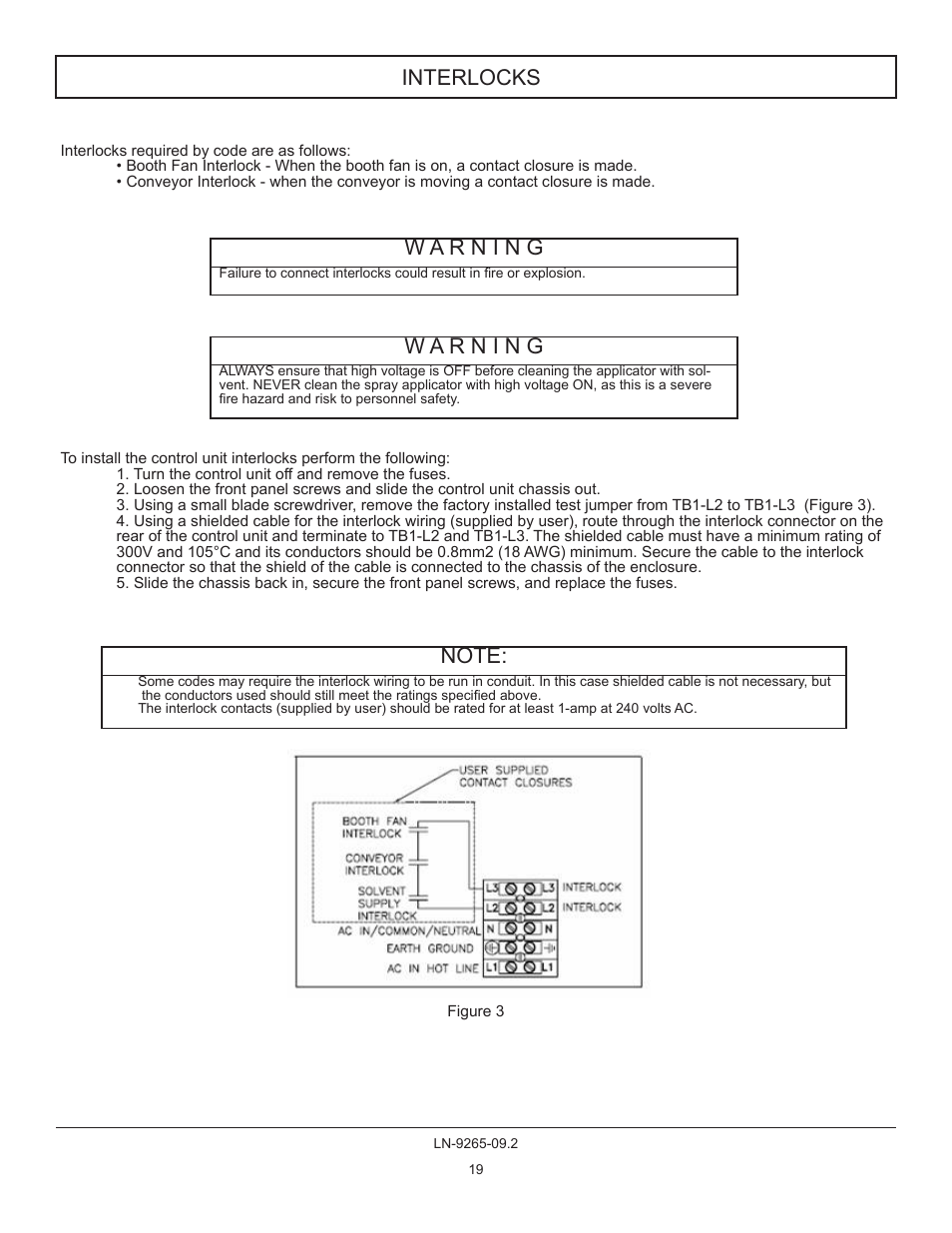 Interlocks | Ransburg GMS Ground Monitoring System A12520-XXXX User Manual | Page 19 / 44