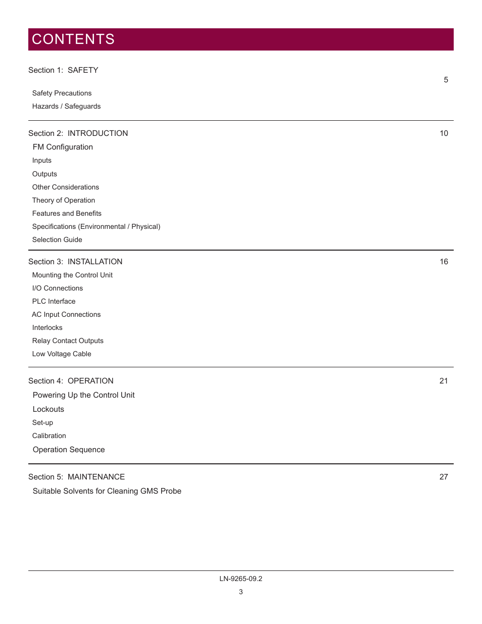 Ransburg GMS Ground Monitoring System A12520-XXXX User Manual | Page 3 / 44