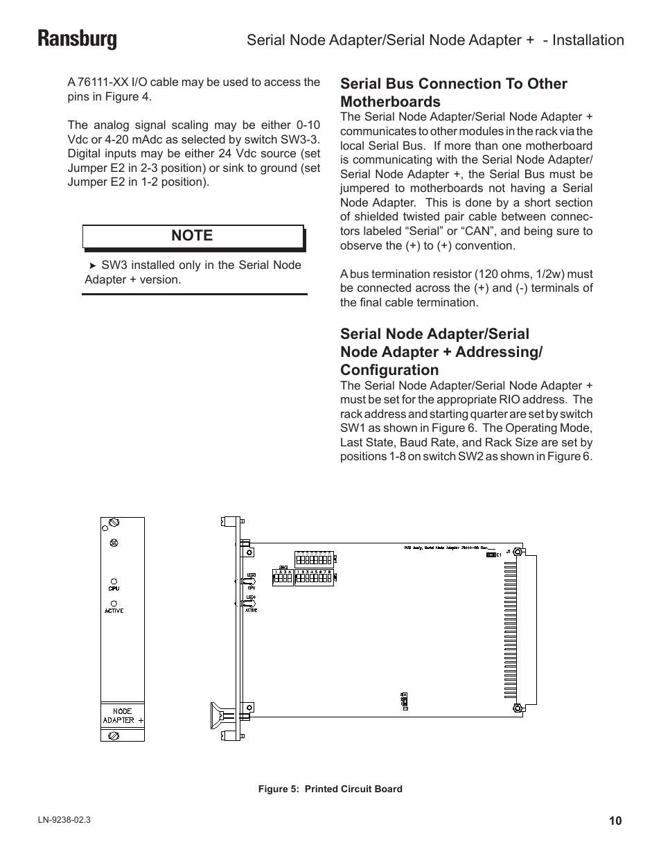 Ransburg | Ransburg Serial Node Adapter LECU4002_78553 User Manual | Page 14 / 43