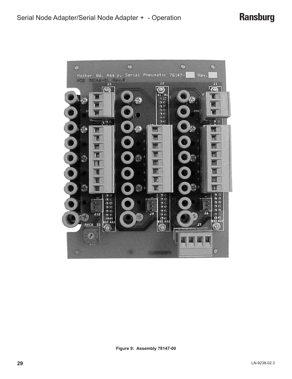 Ransburg | Ransburg Serial Node Adapter LECU4002_78553 User Manual | Page 33 / 43