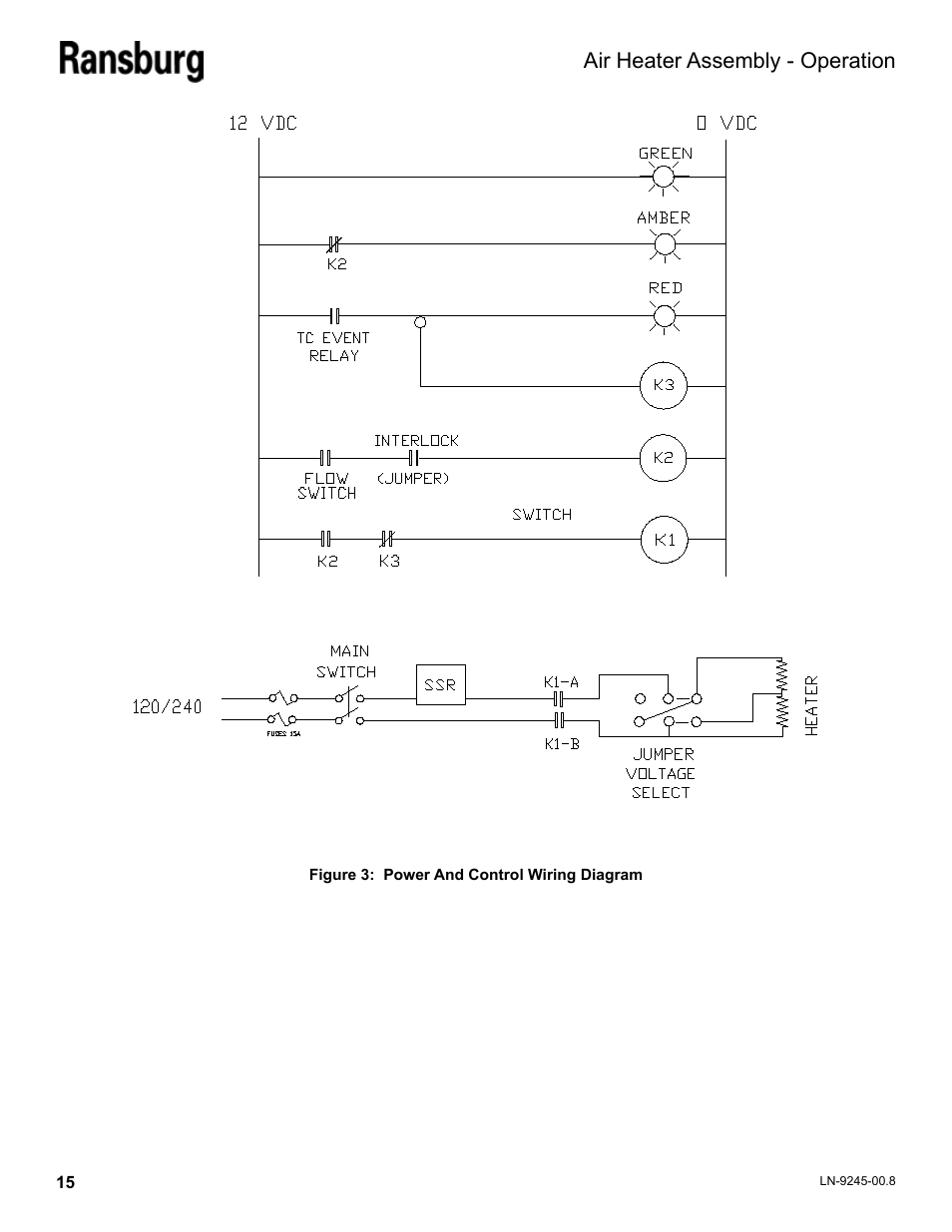 Air heater assembly - operation | Ransburg Air Heater Assy. A11065-05 User Manual | Page 18 / 26