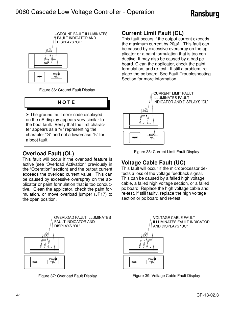 9060 cascade low voltage controller - operation | Ransburg 9060 LV Cascade Controller 80120-XXX User Manual | Page 46 / 60