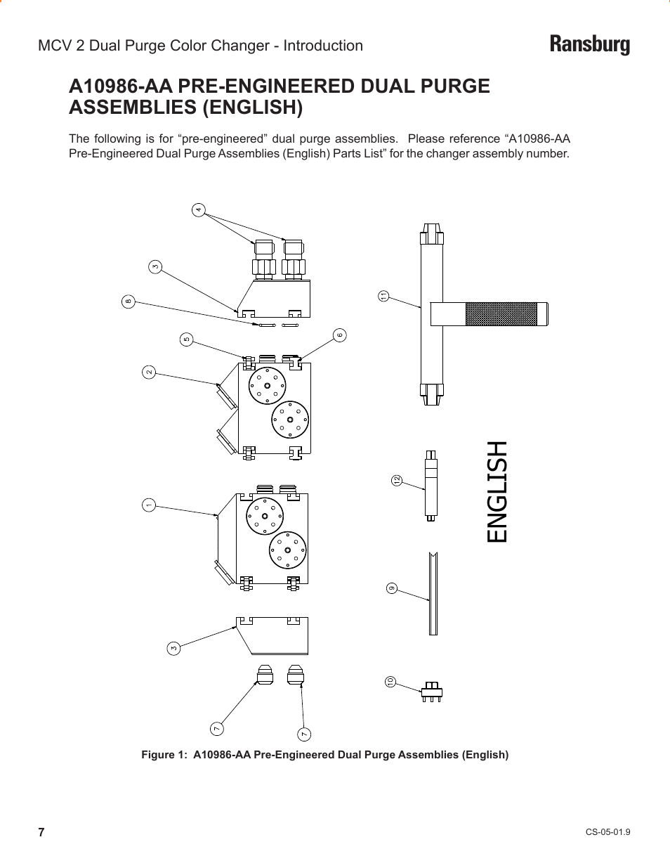 English, Ransburg | Ransburg MCV2 Dual Purge Color Changer A10986-XX_A10993-XX User Manual | Page 10 / 33