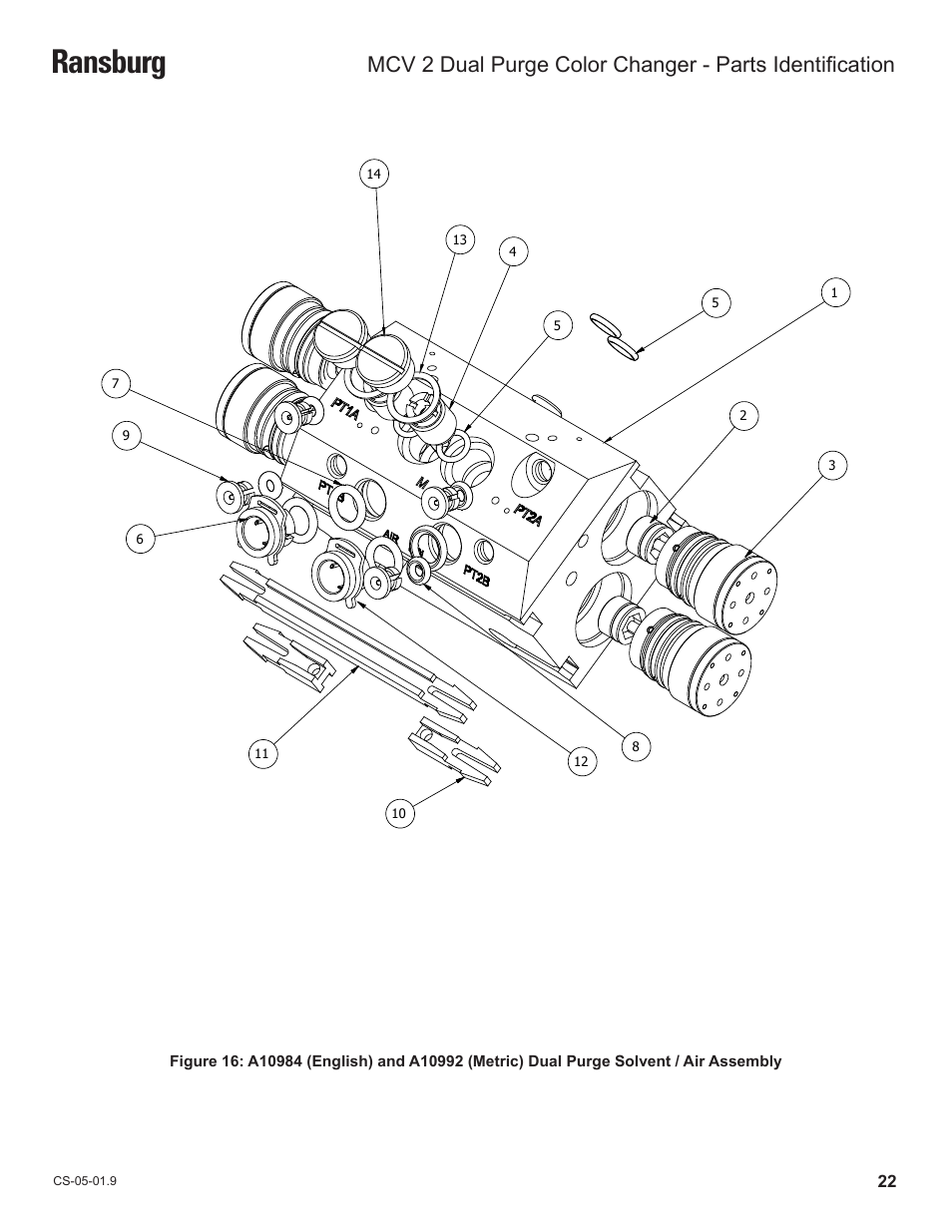 Ransburg | Ransburg MCV2 Dual Purge Color Changer A10986-XX_A10993-XX User Manual | Page 25 / 33