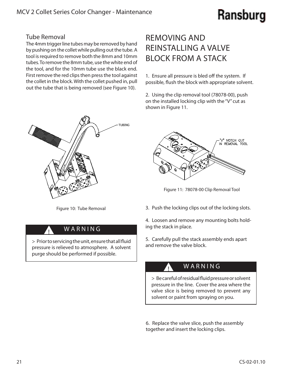 Ransburg MCV2 Modular Color Changer A10800-XX_A11077-XX User Manual | Page 26 / 66