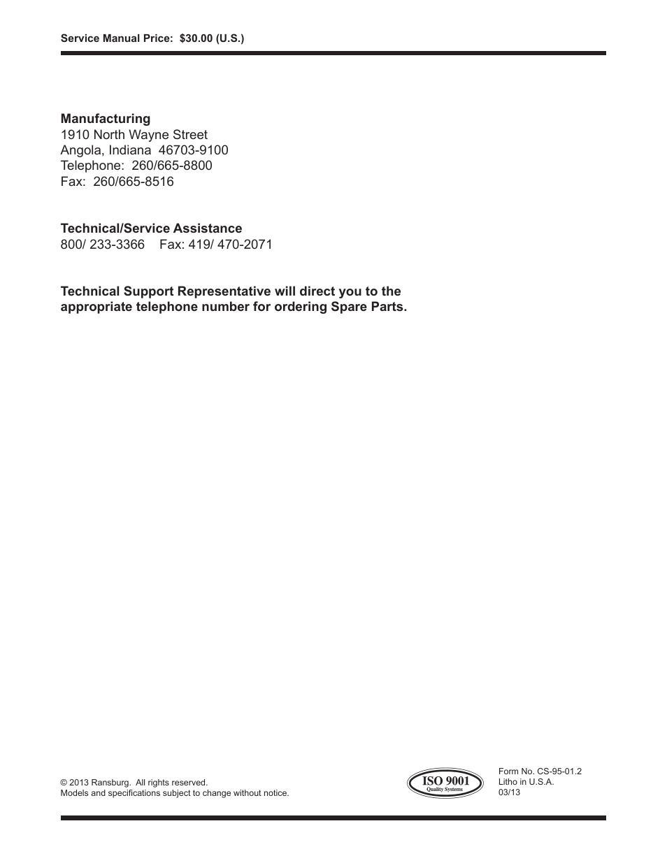 Ransburg Color Select System CCV-6100 User Manual | Page 25 / 25