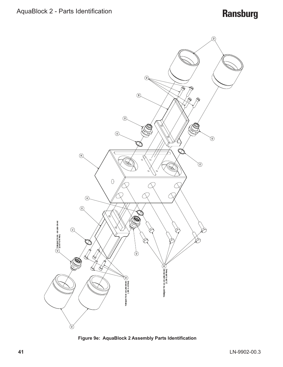 Ransburg, Aquablock 2 - parts identification | Ransburg AquaBlock2 A12148-XX User Manual | Page 46 / 56