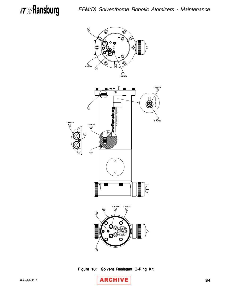 Ransburg EFM & EFMD Solvent Applicator 76480, 76482, 76485, 76488 User Manual | Page 39 / 78